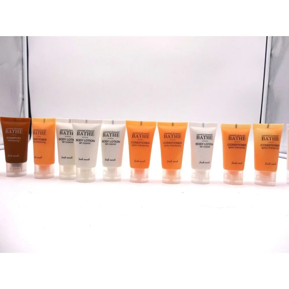 Essential Elements‎ BATHE Travel Size Toiletries 16 Lotion Shampoo Conditioner